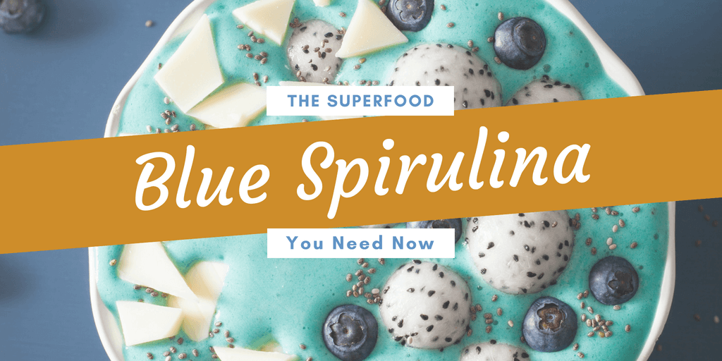 Blue spirulina superfood