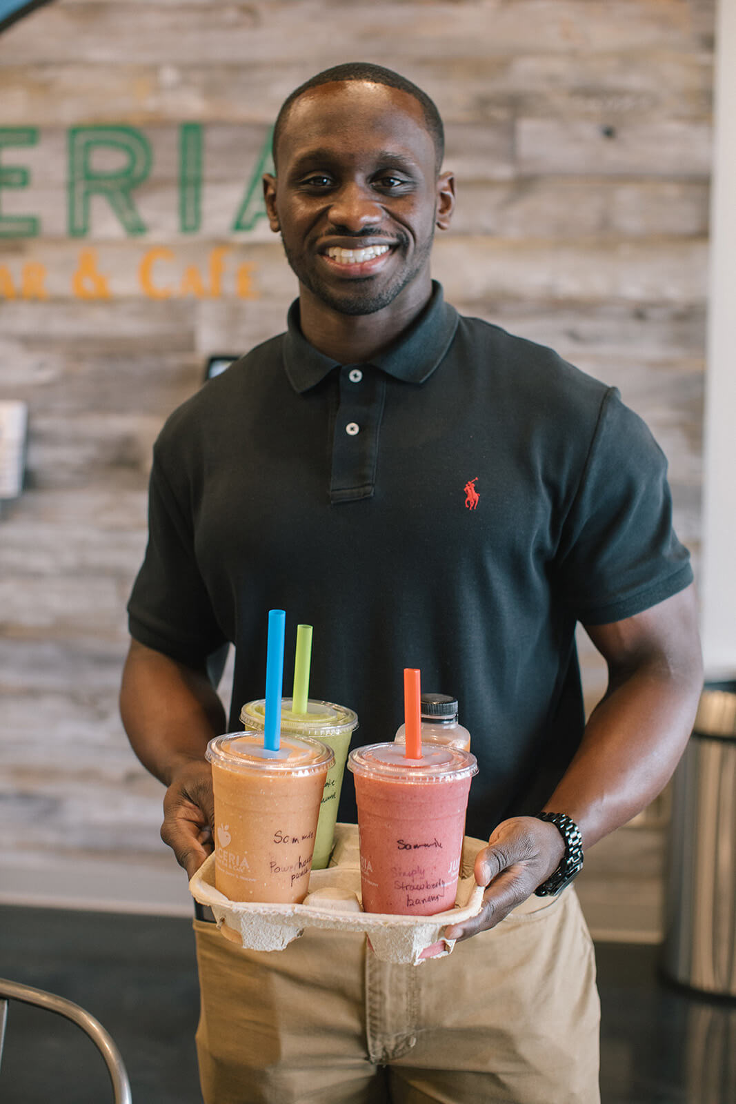 Juiceria menu smoothies