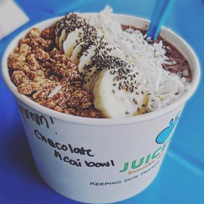 Juiceria chocolate acai bowl