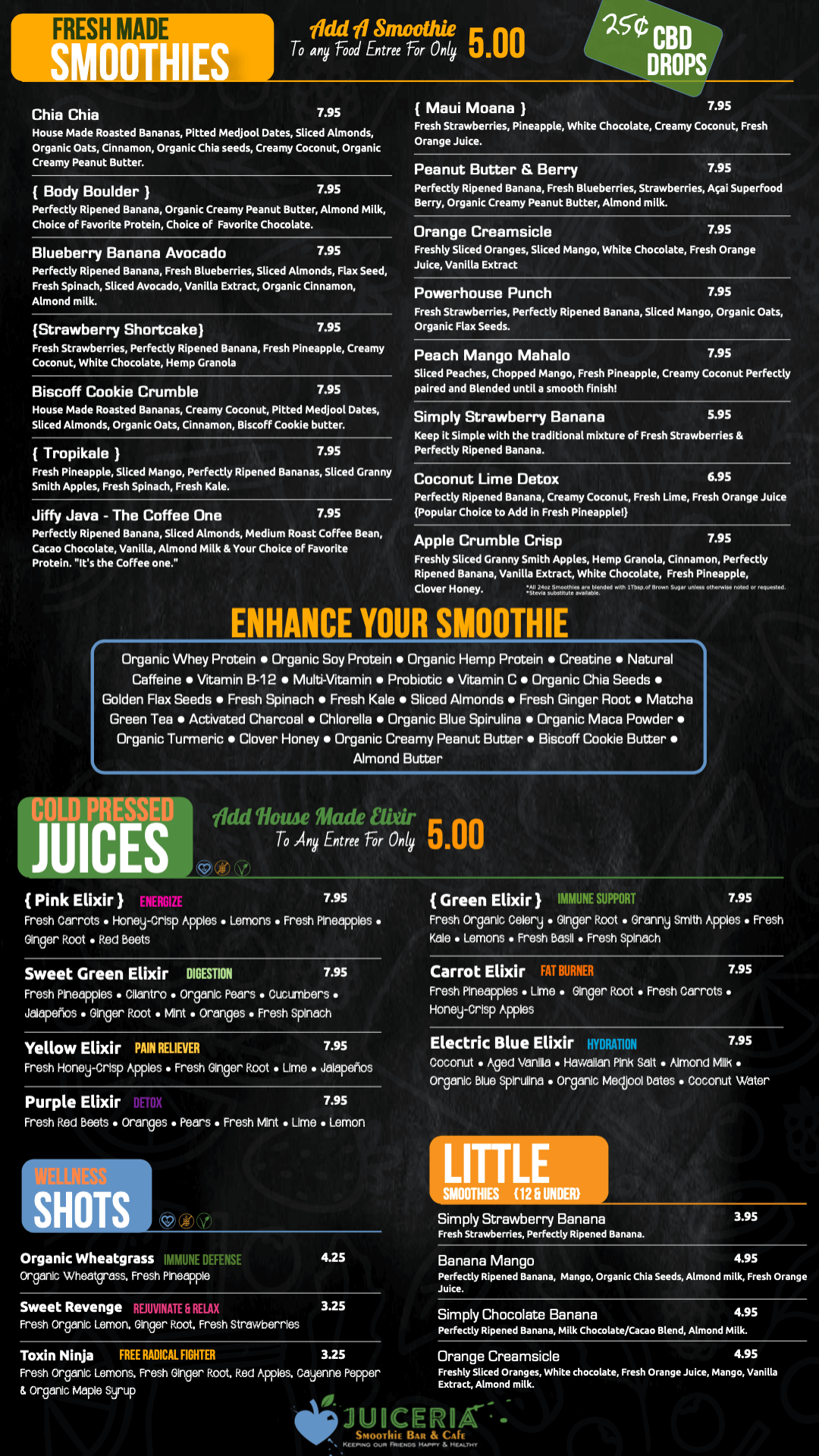 pressed juices menu pressed juices menu